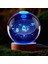 Kişiye Özel Büyük Boy Şıklı Güneş Sistemi Kristal Küre Masa Lambası 5