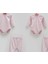 %100 Pamuk Kız Bebek 4'lü Takım (1 Body ve 1 Pantolon 0-1 Ay )(1 Body ve 1 Pantolon 1-3AY ) 2
