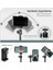 Tripod 2.1 mt 360 Döner Başlıklı Telefon Tutucu Ring Light Metal Işık Stüdyo Lamba Ayağı 2