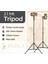 Tripod 2.1 mt 360 Döner Başlıklı Telefon Tutucu Ring Light Metal Işık Stüdyo Lamba Ayağı 4
