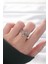 Topçuk Model Zirkon Taşlı Silver Renk Ayarlanabilir Yüzük - PRT3500EB01333 1