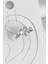 Pirinç Gümüş Renk Zirkon Taşlı Yıldız Model Kadın Kıkırdak Küpe - PRT3500EB06045 1