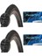 28 Jant 700X38C (40-622) (28X1.5/8-1.1/2) Bisiklet Dış Lastiği D2727 x 2 Adet + Plus Panda Iç Lastik Seti 1
