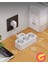 Yüksek Voltaj Korumalı Priz, Duvar Tipi Kısa Kablolu Priz Çoğaltıcı, 3x Priz, 2x Type-C, 1x Usb, 16A , 3680W, 1050 Joule, Çocuk Korumalı, Isıya Dayanıklı Yapı 3