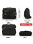 4017 Siyah 14" Laptop Pamuk Gabardin Postacı Okul Çantası Unisex Kilitli Çok Cepli Omuz Askılı 2