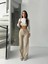 Fit Comfort Bej Salaş Pantolon A6011 2