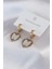 316L Çelik Gold Renk Kelebek Model Zirkon Taş Detay Kadın Küpe - PRT3500EB00479 1