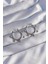 316L Çelik Gümüş Renk Topçuk Tasarımlı Oval Küpe - PRT3500EB01670 1