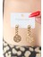 316L Çelik Gold Renk Sallantı Çiçek Model Işleme Detay Kadın Küpe - PRT3500EB00522 1