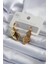 316L Çelik Gold Renk Sallantı Kuru Kafa Model Kadın Küpe - PRT3500EB00669 1