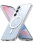 Samsung Galaxy S25 Fe Kılıf Kamera Çıkıntılı Magsafe Wireless Şarj Destekli Sert Şeffaf Kapak 1