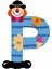 Palyanço Ahşap Harf P 2