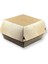 Büyük Boy Kraft Hamburger Kutusu 13X13X10CM 2