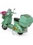 Dekoratif Metal Scooter Sepetli 2