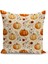 Sonbahar Ekose Serisi Çift Tarafı Baskılı Kırlent Kılıfı (Halloween Autumn Cushion Cover) 2