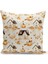 Sonbahar Ekose Serisi Çift Tarafı Baskılı Kırlent Kılıfı (Halloween Autumn Cushion Cover) 2