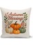 Sonbahar Ekose Serisi Çift Tarafı Baskılı Kırlent Kılıfı (Halloween Autumn Cushion Cover) 1