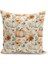 Sonbahar Ekose Serisi Çift Tarafı Baskılı Kırlent Kılıfı (Halloween Autumn Cushion Cover) 2
