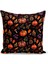 Sonbahar Ekose Serisi Çift Tarafı Baskılı Kırlent Kılıfı (Halloween Autumn Cushion Cover) 1