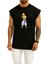 Oversize Bojack Goku Cell Vegeta Bulma Göğüs Tasarımlı Atlet 1