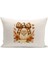 Sonbahar Ekose Serisi Çift Tarafı Baskılı Kırlent Kılıfı (Halloween Autumn Cushion Cover) 2
