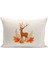 Sonbahar Ekose Serisi Çift Tarafı Baskılı Kırlent Kılıfı (Halloween Autumn Cushion Cover) 2