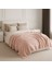 Müslin Tek Kişilik 4 Katlı %100 Pamuk Toz Pembe Renk Yatak Örtüsü 160X230 Cm. 1