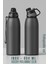 Inox Çelik Termos - 600 ml SUS304 Çelik Termos Profesyonel Gri 722129 1