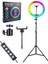 Tripod LED Işıklı Tripod 10 Inç Halka Makyaj Işığı Ayaklı Tripot 3