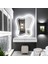 Elvenor Beyaz Led'li Lazer Kumlamalı Lavabo & Banyo Aynası (Dokunmatik Sensörlü) 1