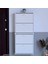 UMAY' 2 Li Asma Antre Hol 72 x 148 x 25,5 cm’ lik 4 Düşer Kapak 8 Bölmeli Ayakkabılık 8