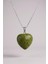 925 Ayar Gümüş Zincirli Unakit Kalp Kadın Kolye (Doğal Taş) 1