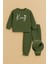 Erkek Çocuk Mevsimlik ve Kışlık Eşofman Takımı Sweatshirt Alt Pamuklu Şardonlu 3-4-5-6 Yaş 3