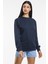 Süperlife Kadın Bisiklet Yaka Regular Kalıp Ince Pamuklu Sweatshirt SPR21K30 1