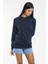 Süperlife Kadın Bisiklet Yaka Regular Kalıp Ince Pamuklu Sweatshirt SPR21K30 2