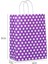18*24*8 Mor Puantiyeli Saplı Kağıt Çanta 24 Adet 1