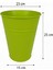 Konik Metal Saksı & Vazo - 25 cm Dekoratif Çok Amaçlı Renkli Çiçeklik (25X23/15 Cm) 3