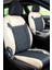Fiat Egea Easy Stil Uyumlu Oto Koltuk Kılıfı Deri, Kumaş Premium Bej Siyah 3
