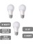 9W E27 LED Ampul 6500K Beyaz Işık (810 Lümen) (3 Adet) 1