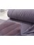 Dökümlü Düz Tül Perde - Mor - Pileli Dikim 1x2,5 Pile - MRM745 5