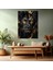 Kanvas Tablo Ev Ofis Duvar Tablosu Siyah Aslan Yeni Ev Hediyesi Kanvas Ev Dekoru 2