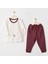 Andywawa AC26184 My 1 St Wardrobe 2'li Takım Burgundy 1