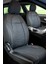 Renault Fluence 2010-2013 Uyumlu Oto Koltuk Kılıfı Deri, Kumaş Premium Siyah 2
