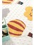 Yumuşak Bukleli Bebek Odası Çocuk Odası Genç Odası Dokuma Halı Turuncu Balonlu Bulutlu Halı 23 3