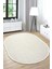 Oval Beyaz Bej Halı Modern Oturma Odası Salon Mutfak Koridor Antre Balkon Çocuk Odası Halısı 006 7
