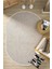 Bej Oval Dokuma Halı Salon Oturma Odası Yatak Odası Koridor Yolluk Halısı Bej Oval 1