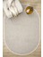 Bej Oval Dokuma Halı Salon Oturma Odası Yatak Odası Koridor Yolluk Halısı Bej Oval 6