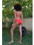 Kadın Destekli Fiyonklu Alt Üst Kırmızı Bikini Takım 5