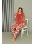 Polar Kadın Büyük Beden Pudra Pijama Takımı Pudra 4