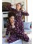 Polar Kadın Kapşonlu Pijama Takımı Bordo 8